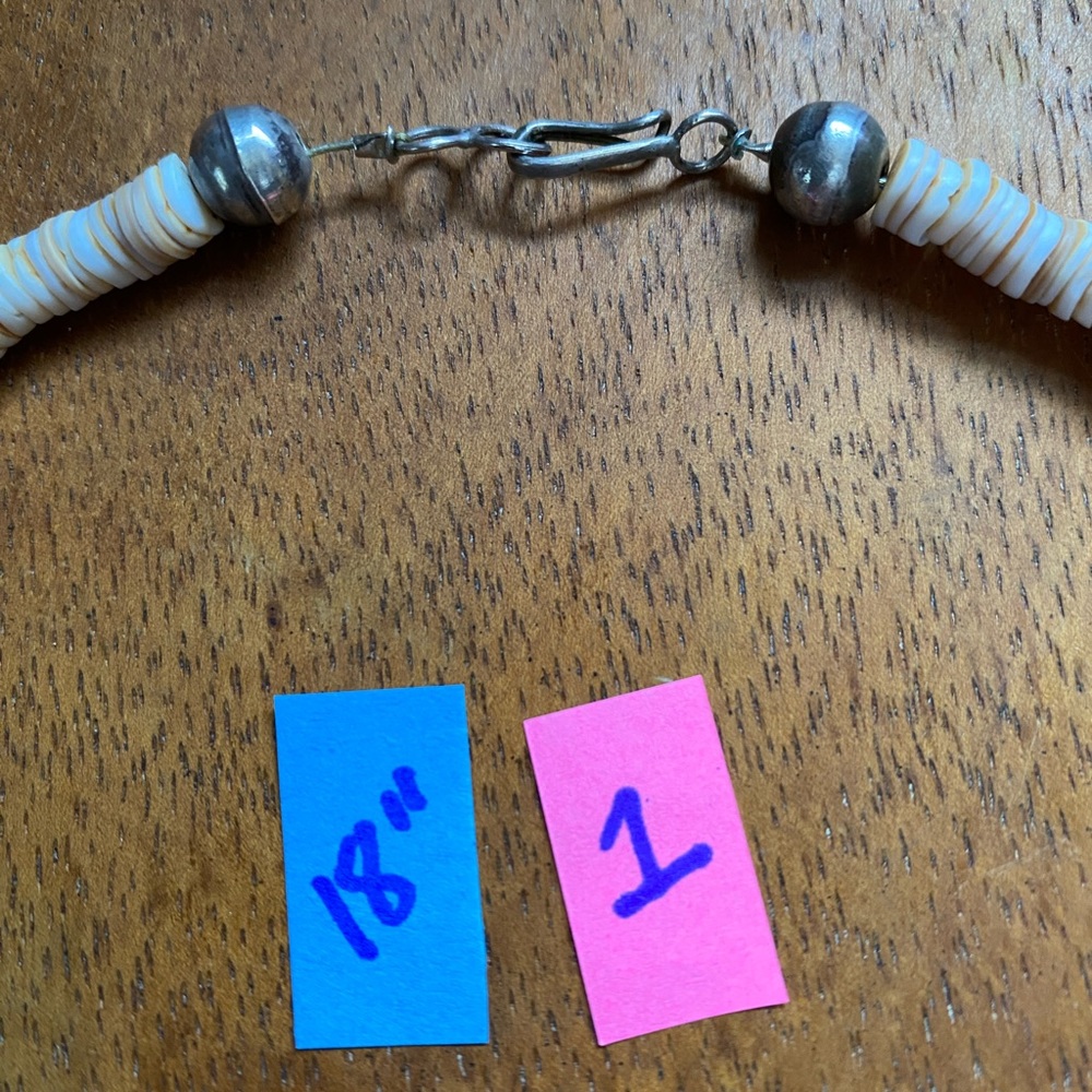 Men’s. Vintage heishi and gemstone necklaces. - Picture 4 of 9